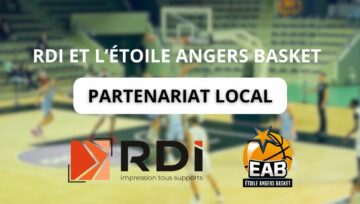 RDI, imprimerie partenaire officiel de l’EAB - Étoile Angers Basket