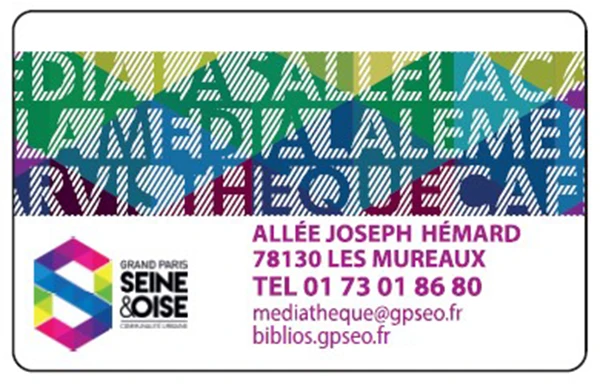 Carte lecteur mediathèque recto