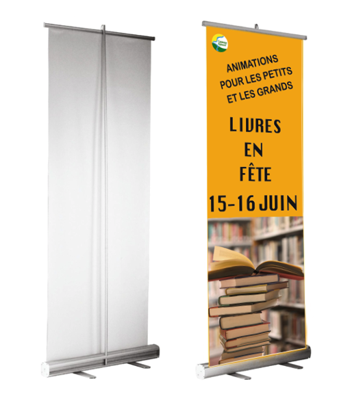 roll up médiathèques bibliothèques