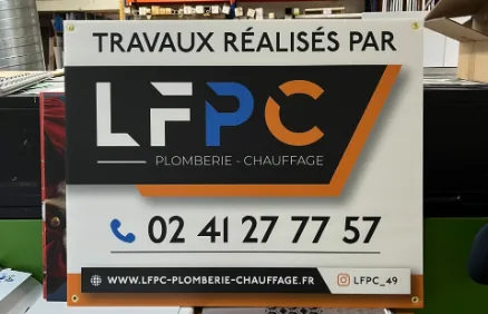 Panneau de chantier LFPC