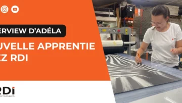 RDI accueille Adéla pour se former aux métiers du print