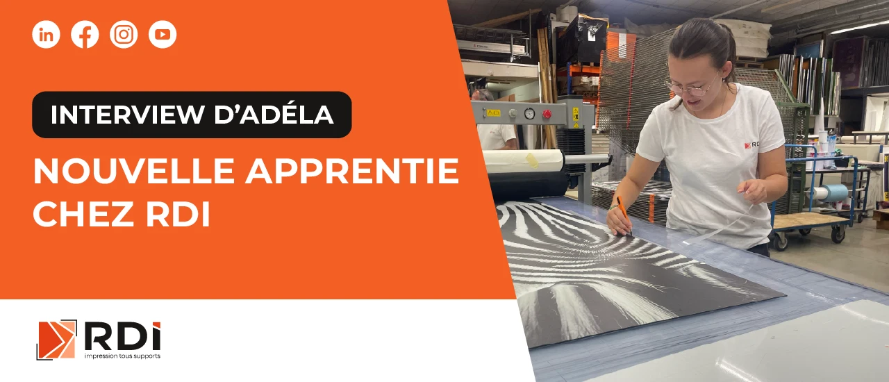 Adéla nouvelle apprentie chez RDI